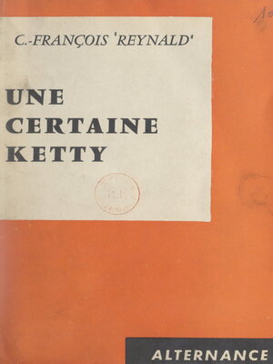 cover image of Une certaine Ketty